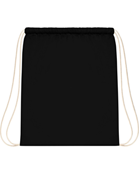 Bedruckbarer Turnbeutel aus Baumwolle W110 Black/Black
