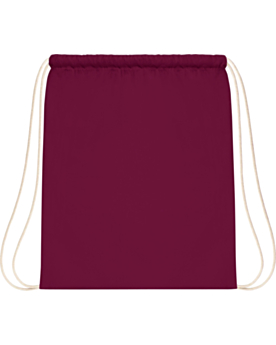 Bedruckbarer Turnbeutel aus Baumwolle W110 Burgundy