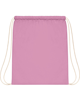 Bedruckbarer Turnbeutel aus Baumwolle W110 Classic Pink/White