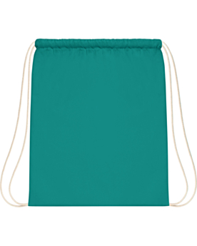 Bedruckbarer Turnbeutel aus Baumwolle W110 Emerald