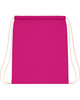 Bedruckbarer Turnbeutel aus Baumwolle W110 Fuchsia