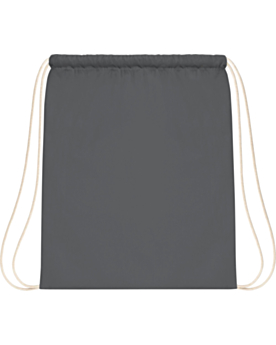 Bedruckbarer Turnbeutel aus Baumwolle W110 Graphite Grey