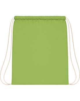 Bedruckbarer Turnbeutel aus Baumwolle W110 Lime Green