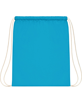 Bedruckbarer Turnbeutel aus Baumwolle W110 Surf Blue