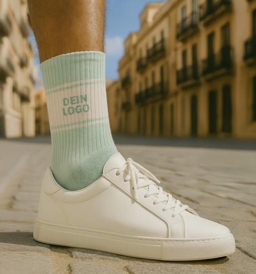 Tennissocken bedrucken lassen – Auffallen mit jedem Schritt