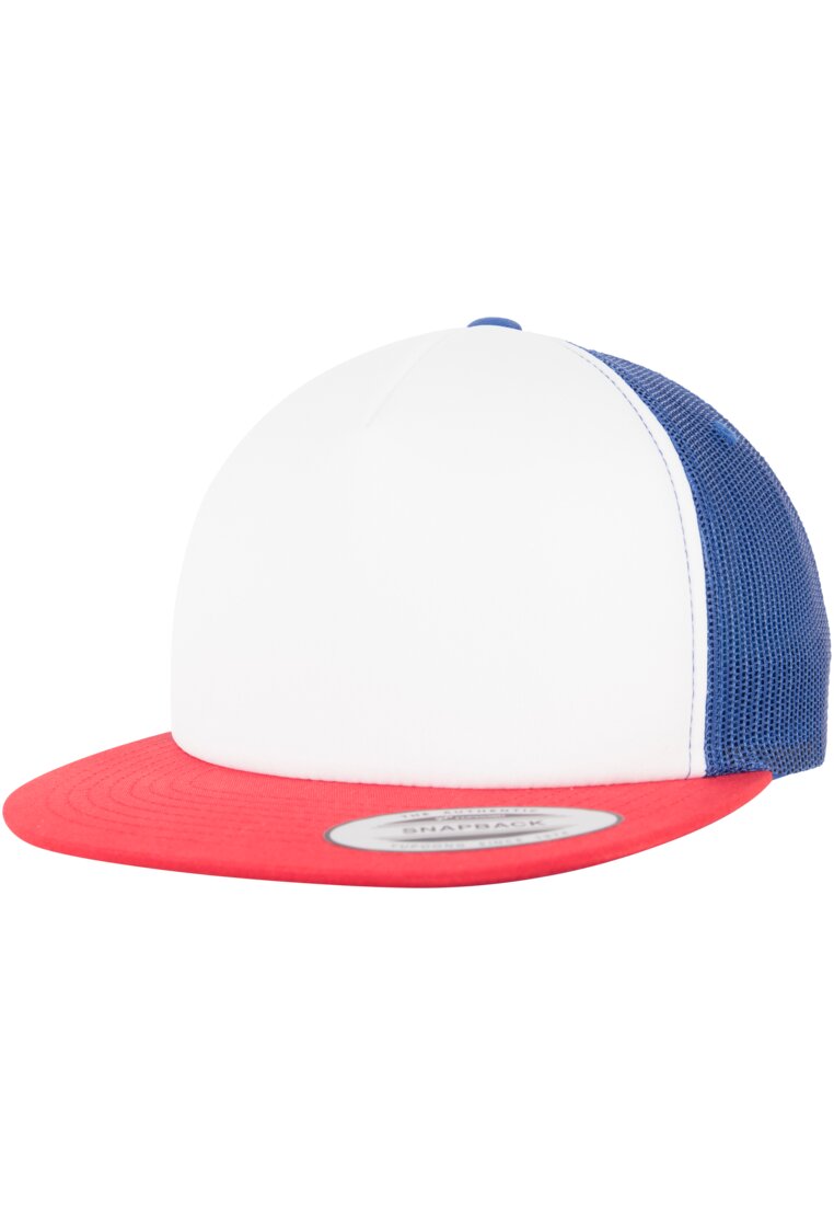Flexfit Trucker Cap mit weißem Schwammfrontpanel Detail