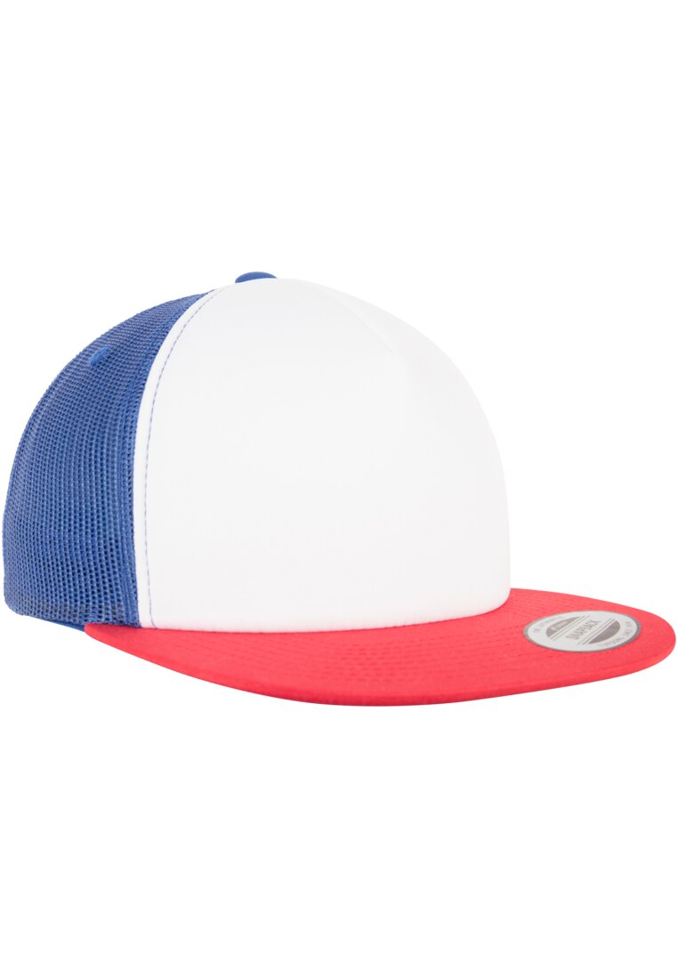 Flexfit Trucker Cap mit weißem Schwammfrontpanel Detail 2
