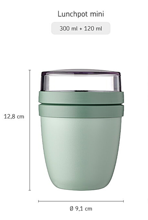 Lunchpot Ellipse mini von Mepal gestalten