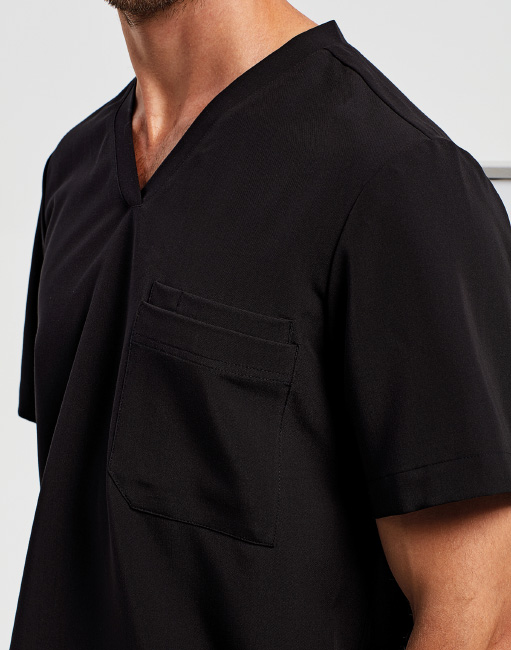 Stretch Tunika für Männer mit Logo gestalten NN200 Black 5