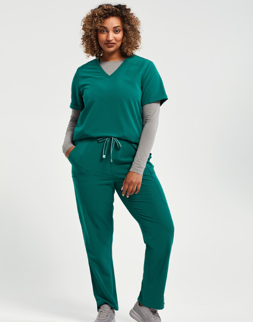 Atmungsaktive Stretch-Tunika für Frauen NN310 Green