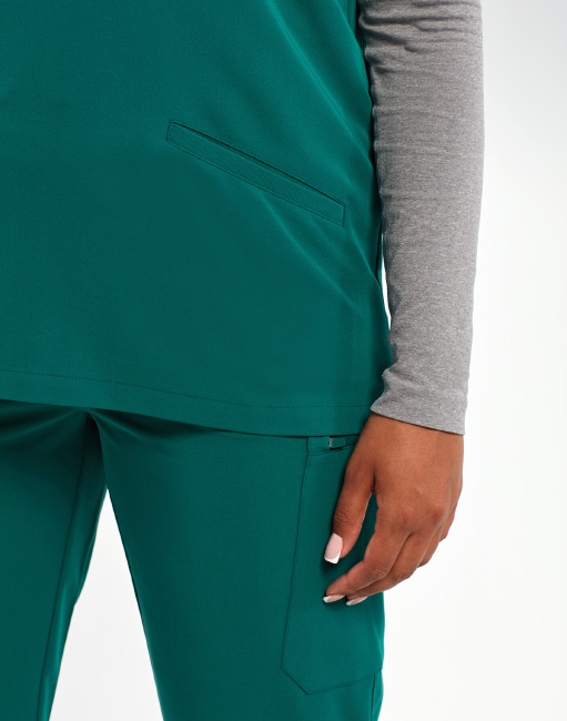 Atmungsaktive Stretch-Tunika für Frauen NN310 Green