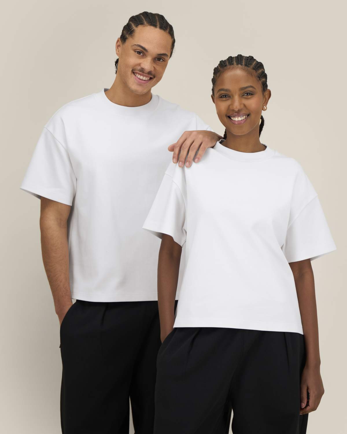 Hazener STTU277 Das Relaxed Unisex-Interlock-T-Shirt