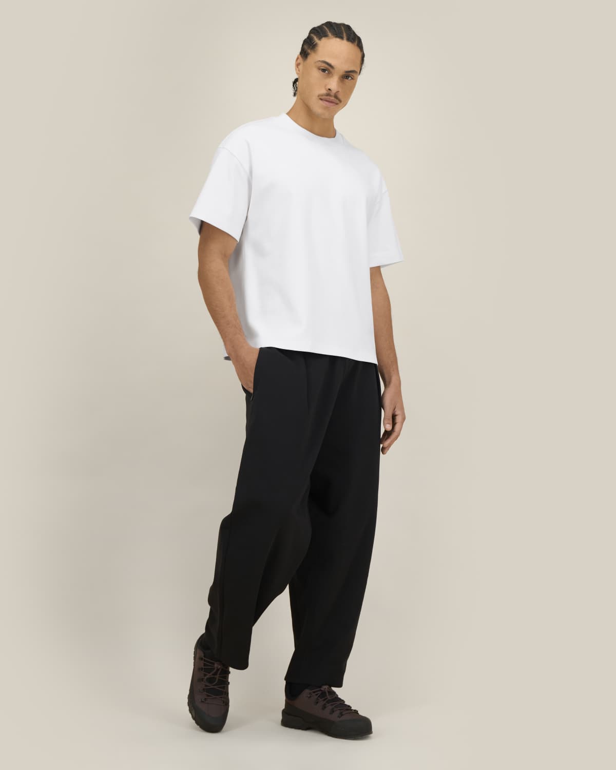 Hazener STTU277 Das Relaxed Unisex-Interlock-T-Shirt