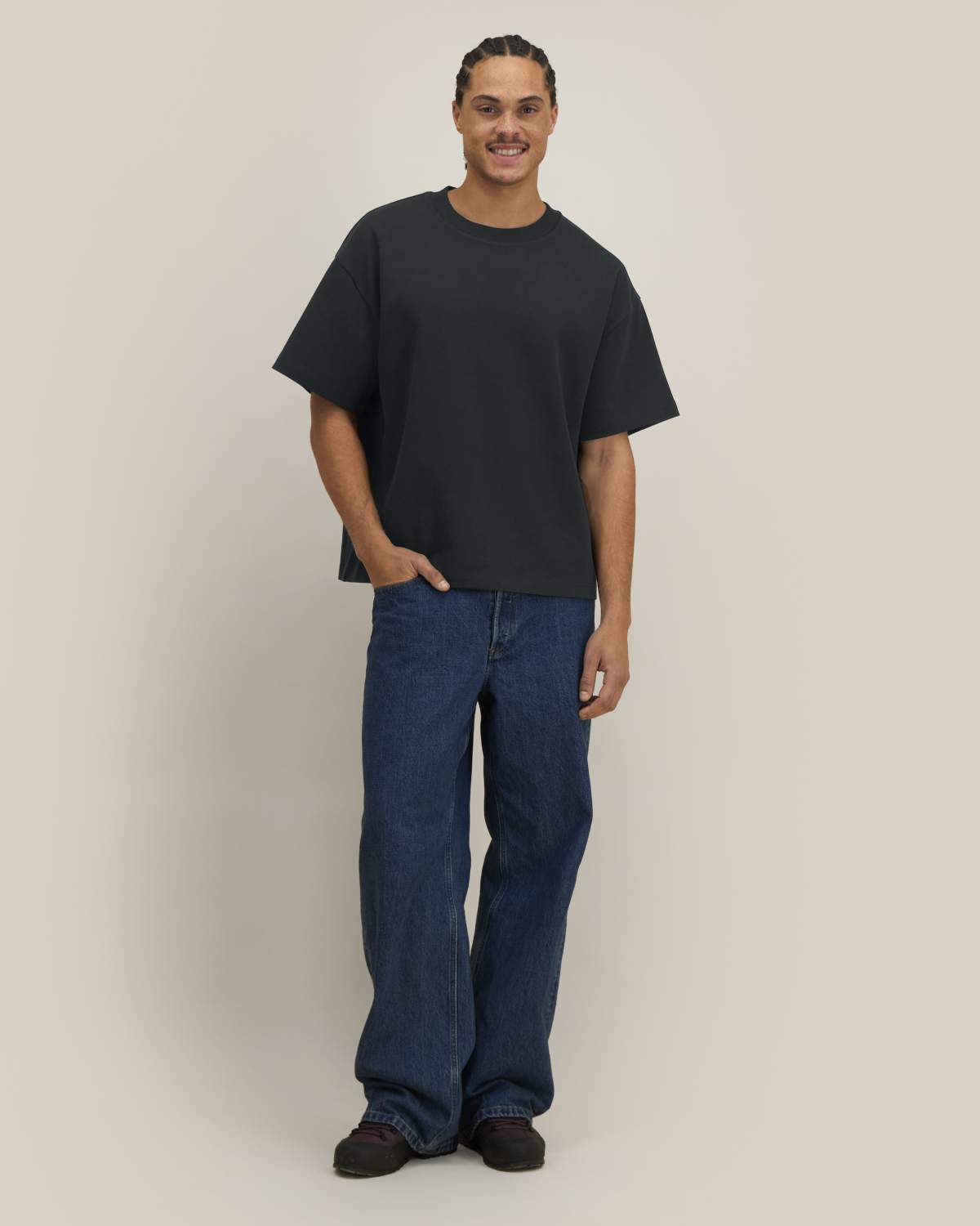 Hazener STTU277 Das Relaxed Unisex-Interlock-T-Shirt