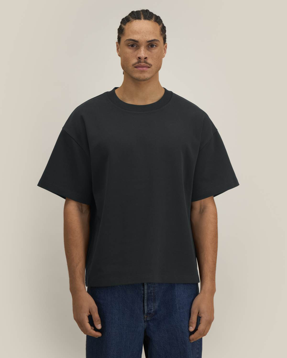 Hazener STTU277 Das Relaxed Unisex-Interlock-T-Shirt