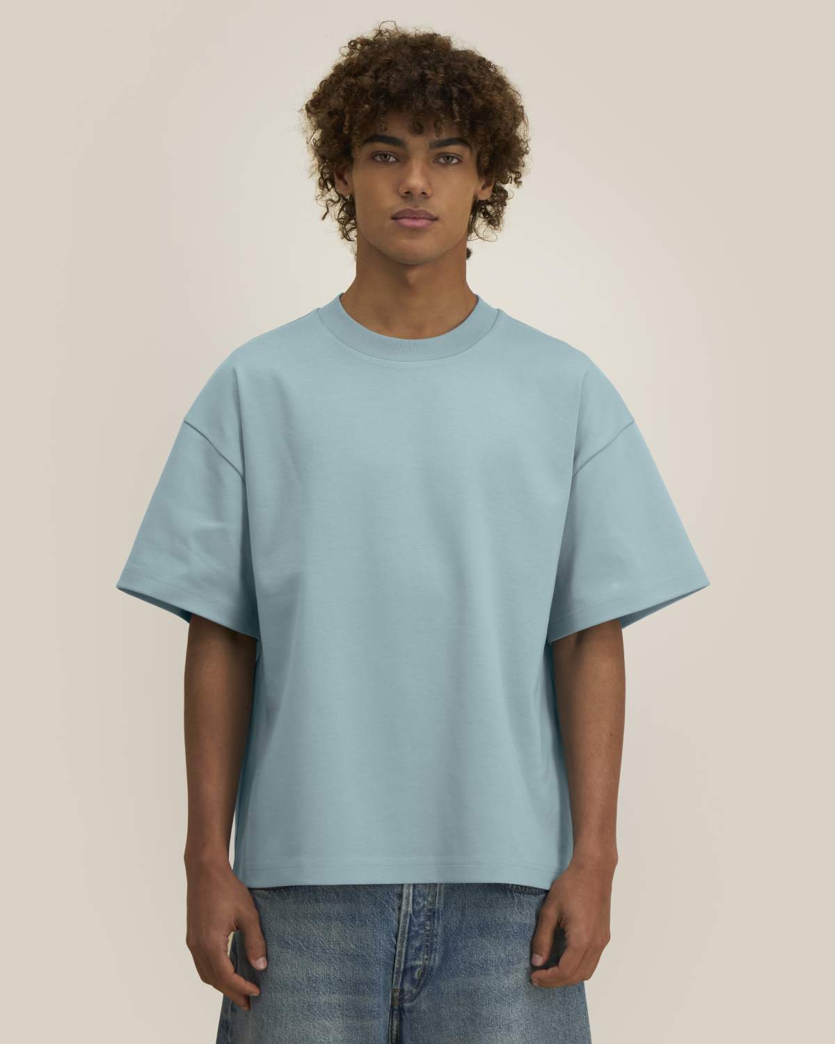 Hazener STTU277 Das Relaxed Unisex-Interlock-T-Shirt