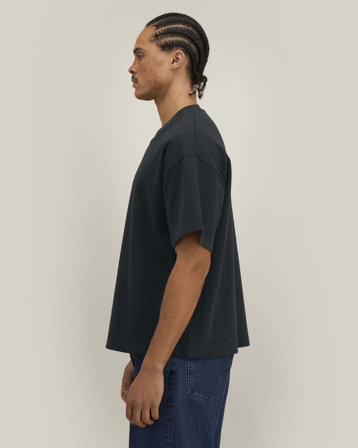 Hazener STTU277 Das Relaxed Unisex-Interlock-T-Shirt
