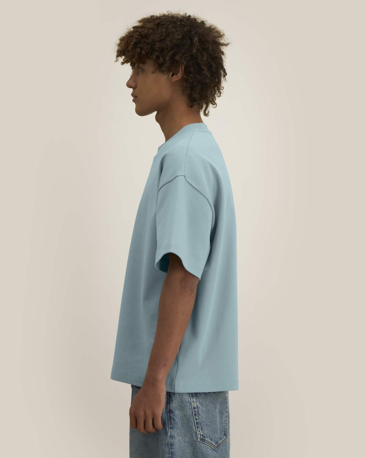 Hazener STTU277 Das Relaxed Unisex-Interlock-T-Shirt