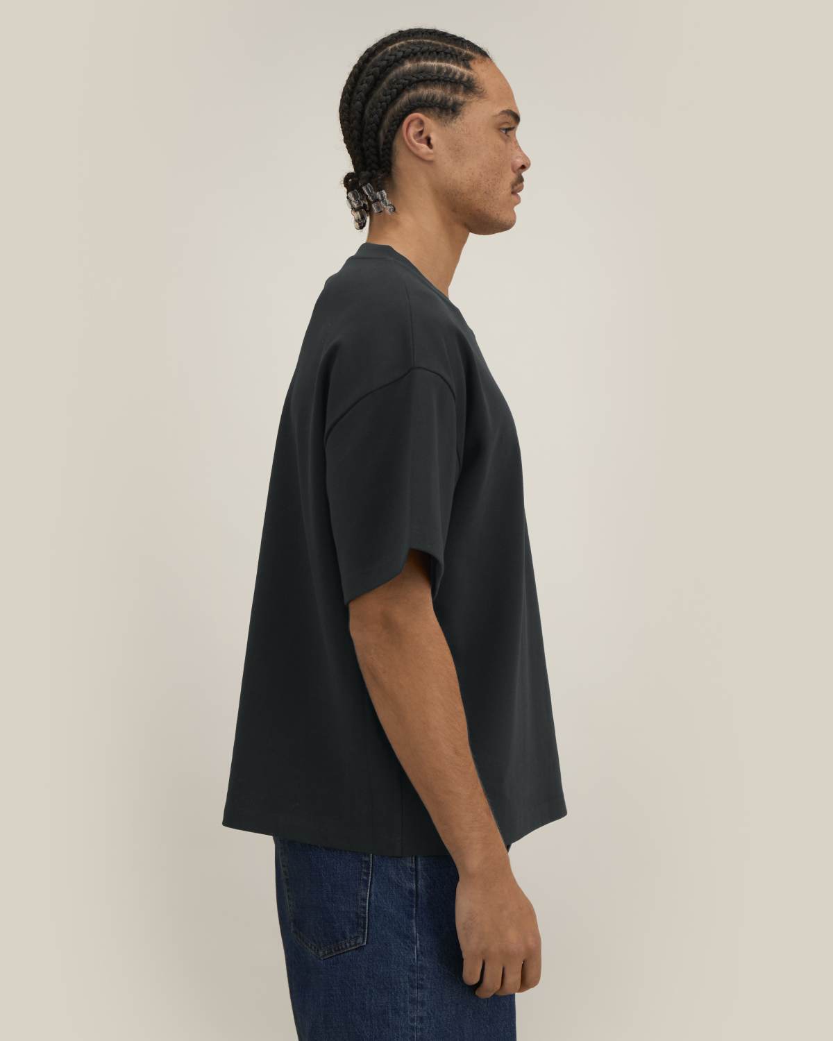 Hazener STTU277 Das Relaxed Unisex-Interlock-T-Shirt