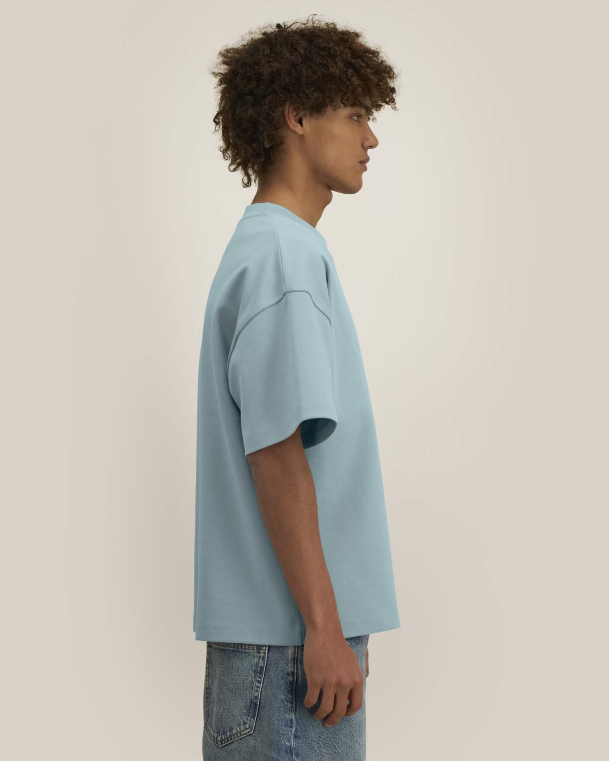 Hazener STTU277 Das Relaxed Unisex-Interlock-T-Shirt