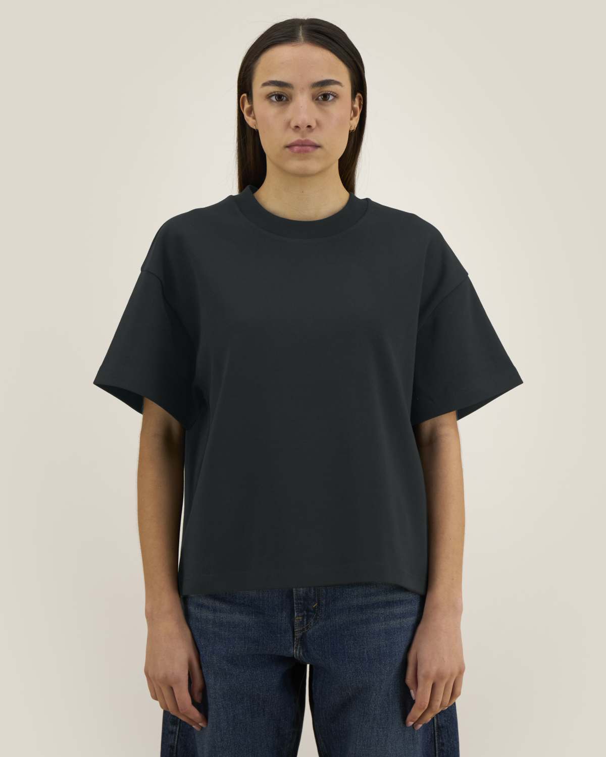Hazener STTU277 Das Relaxed Unisex-Interlock-T-Shirt
