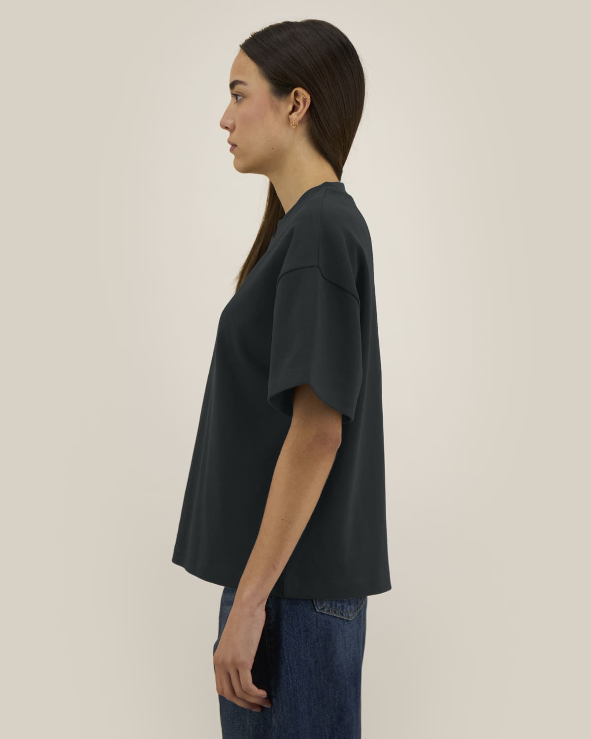 Hazener STTU277 Das Relaxed Unisex-Interlock-T-Shirt